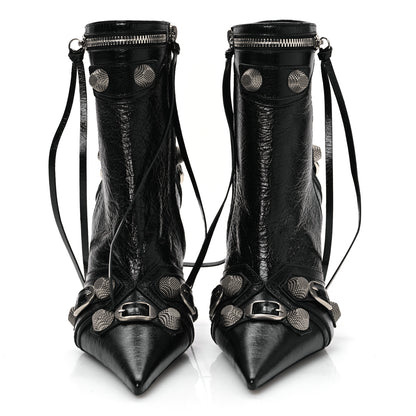 Balenciaga Agneau Arena Cagole 90mm Ankle Boots 36 Black 3 of 9
