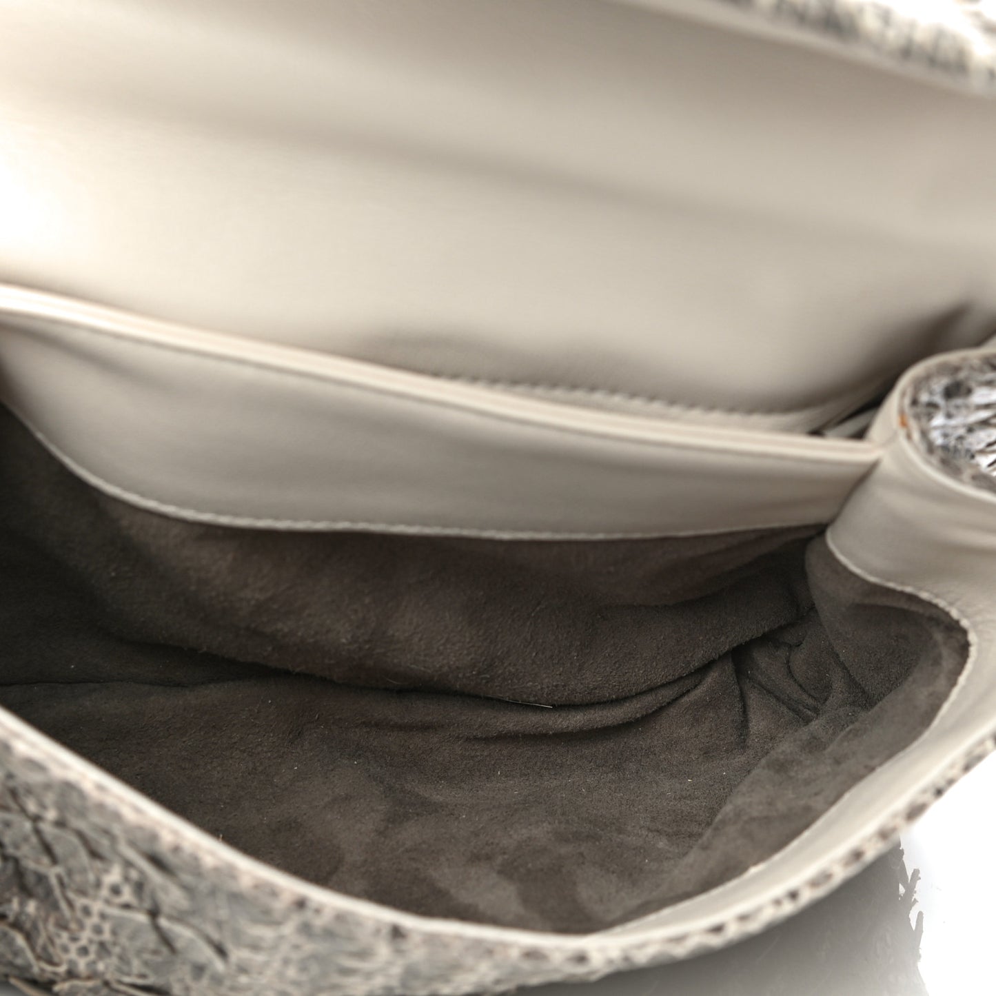 Tobu Ayers Intrecciato Small Olimpia Shoulder Bag Beige