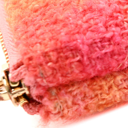 Chanel Tweed Large Chanel 19 Cosmetic Case Coral Pink 9 of 13