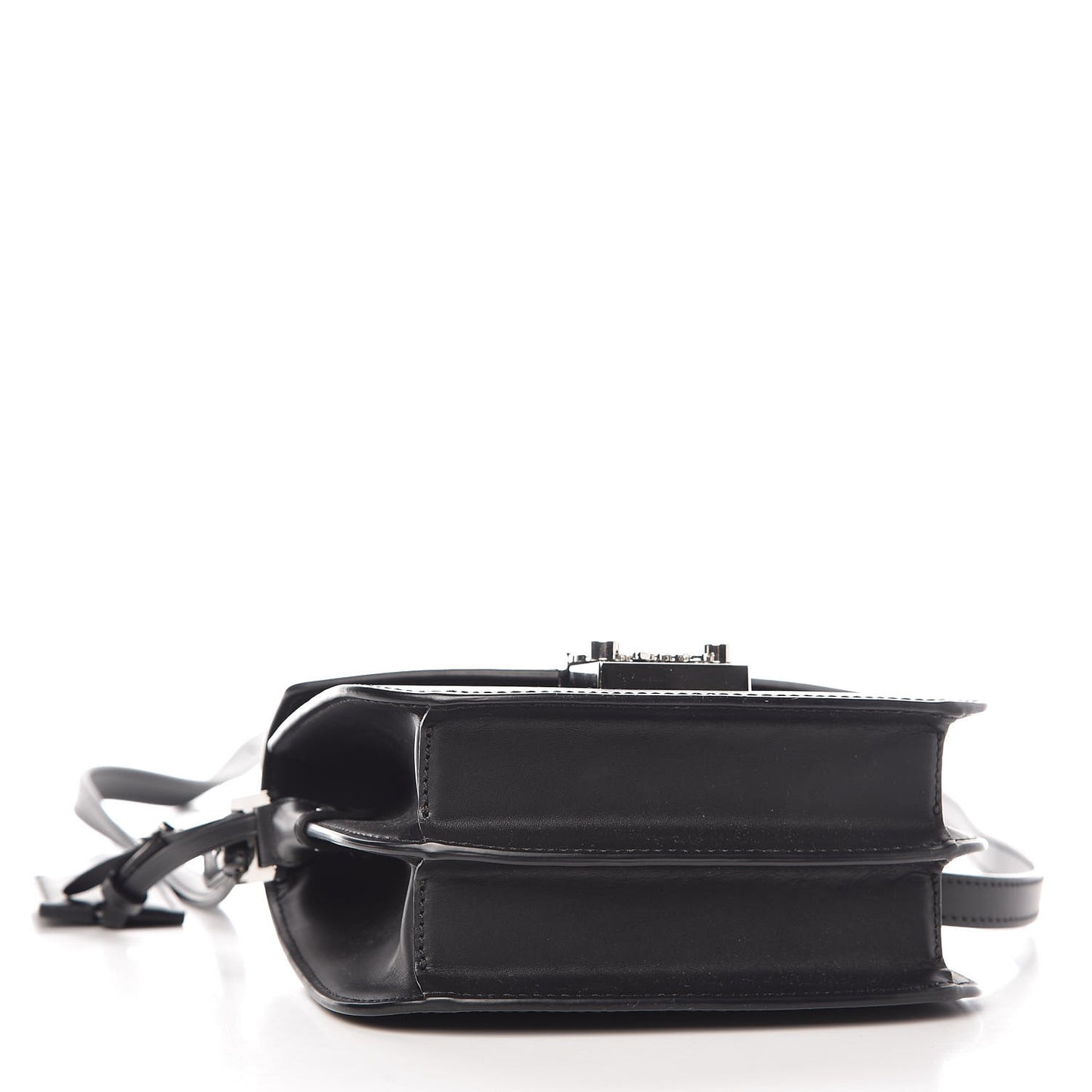 Calfskin Mini Patricia Crossbody Bag Black