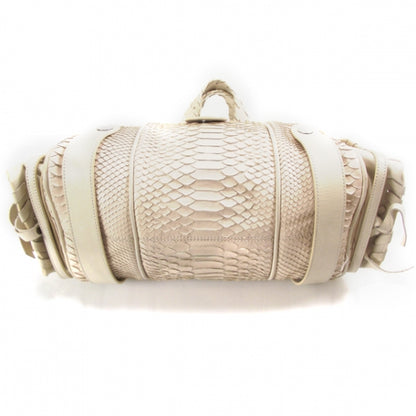 Chloe Python Silverado Shoulder Bag Sable 4 of 13
