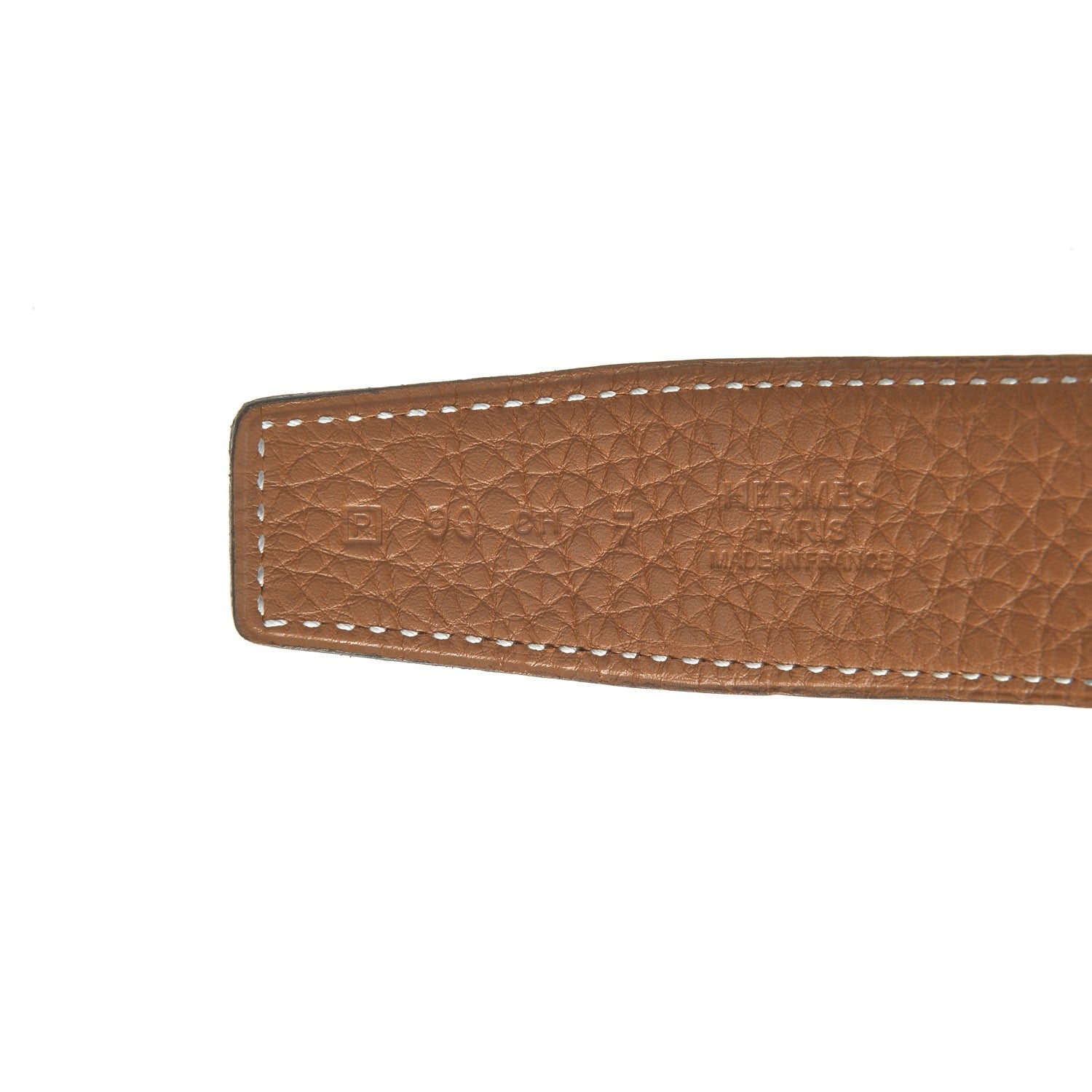 Hermes Box Togo 32mm Belt Strap 90 Black Gold 7 of 8