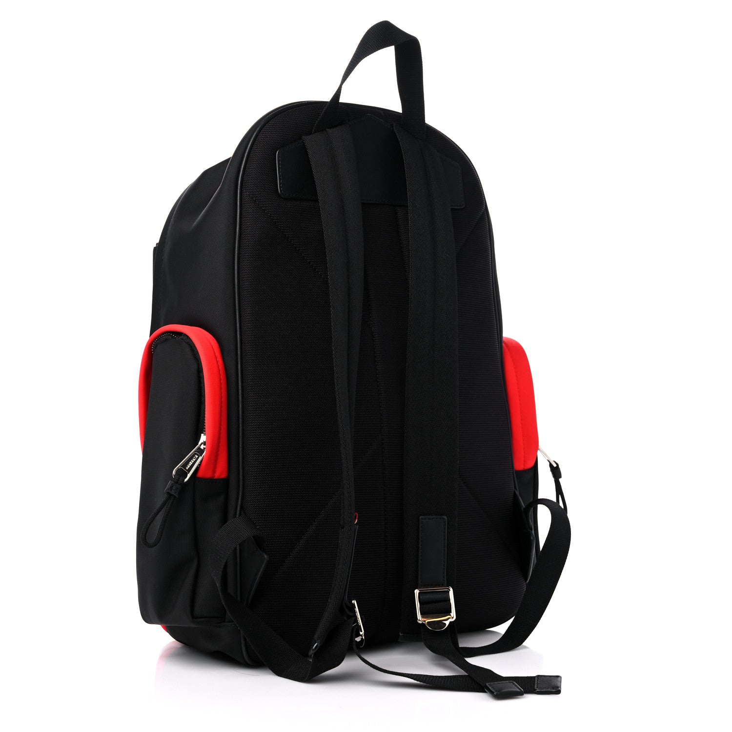 Burberry Nylon Large Nevis Backpack White Red Black 3 of 15