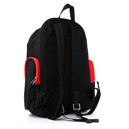 Burberry Nylon Large Nevis Backpack White Red Black 3 of 15