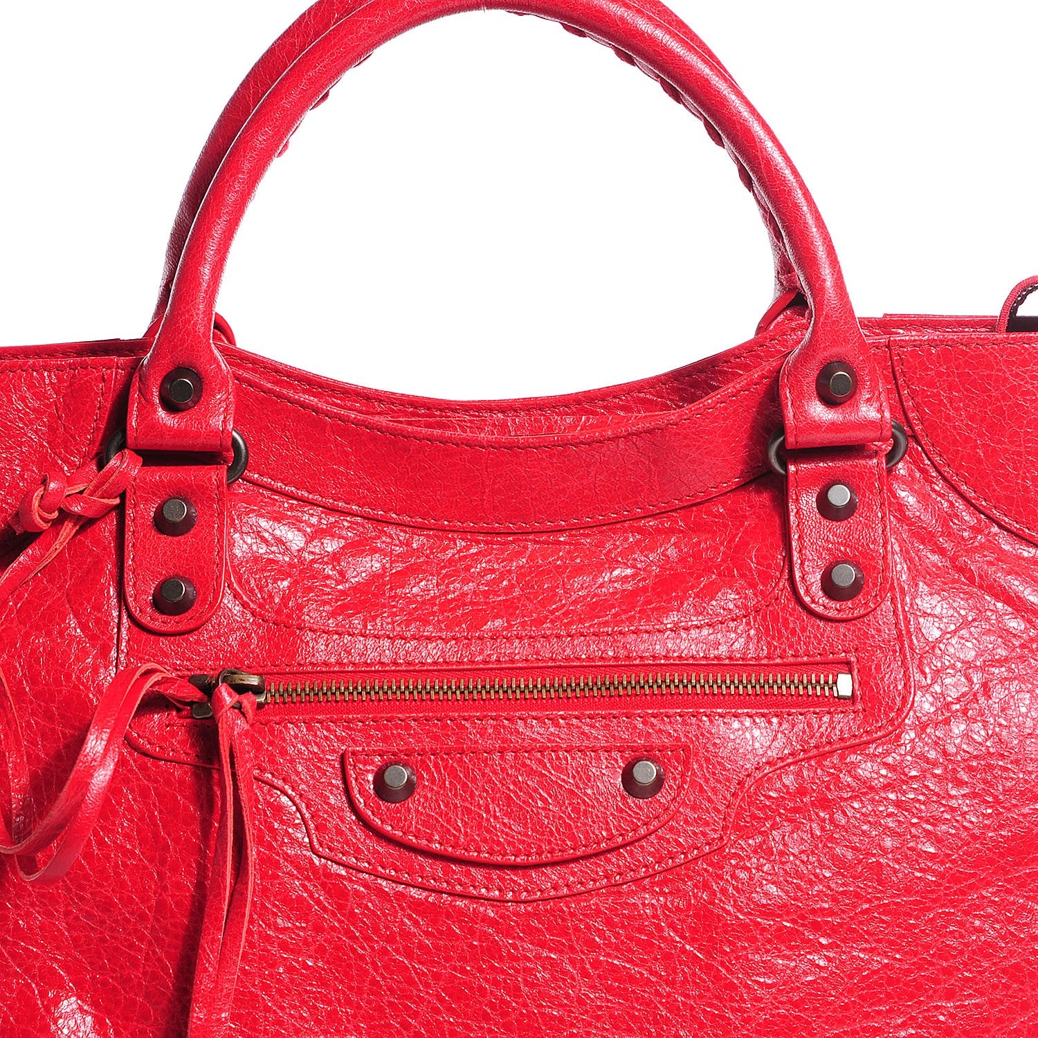 Balenciaga Agneau Classic Hardware Velo Rouge Cardinal 10 of 13