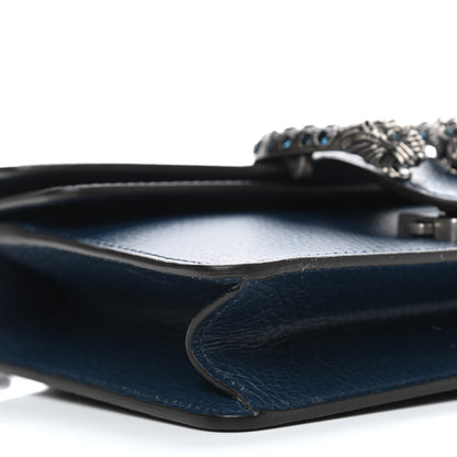 Gucci Dollar Calfskin Crystal Mini Dionysus Shoulder Bag Blue Agata Montana Sapphire 9 of 10