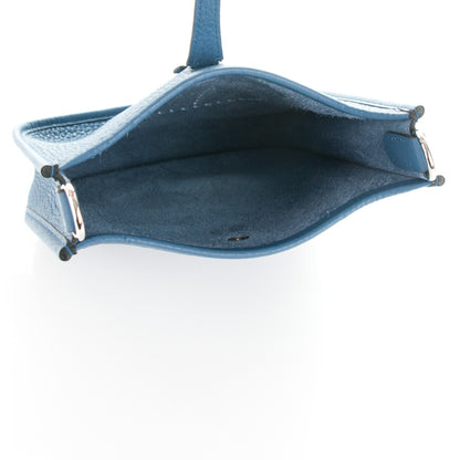 Hermes Taurillon Clemence Amazone Evelyne TPM Bleu Agate Cuivre 5 of 8