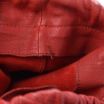 Burberry Prorsum Calfskin Drawstring Baby Duffle Red 10 of 10
