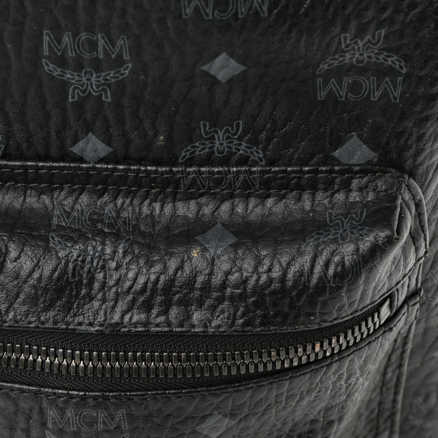 MCM Visetos Small Stark Backpack Black 9 of 9