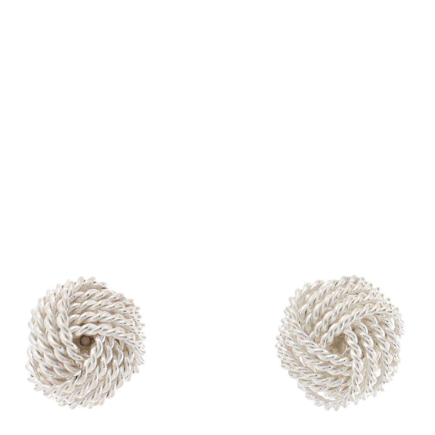Sterling Silver Twist Knot Earrings