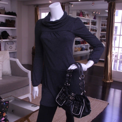 Prada Calfskin Double Pocket Buckle Shoulder Bag 2 of 13