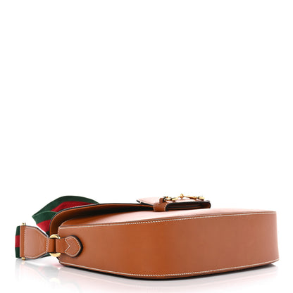 Gucci Calfskin Horsebit 1955 Shoulder Bag Tan 4 of 12