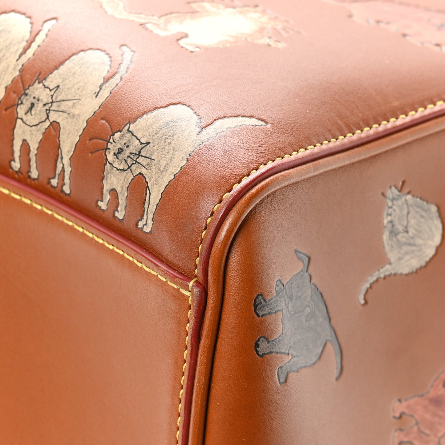 Calfskin Catogram Keepall Bandouliere 55  Tan