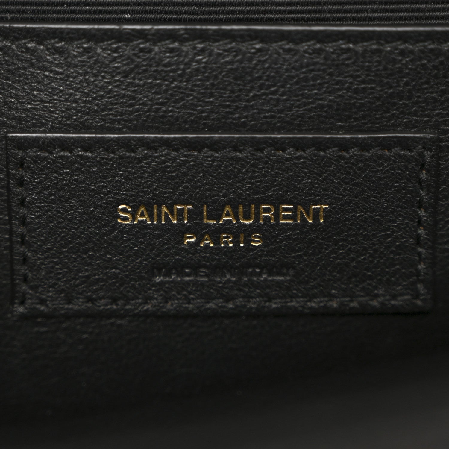 Saint Laurent Grain De Poudre Textured Mixed Matelasse Triquilt Medium Monogram Satchel Black 6 of 11