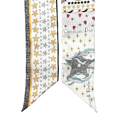 Christian Dior Silk L'Etoile Mitzah Scarf 2 of 3