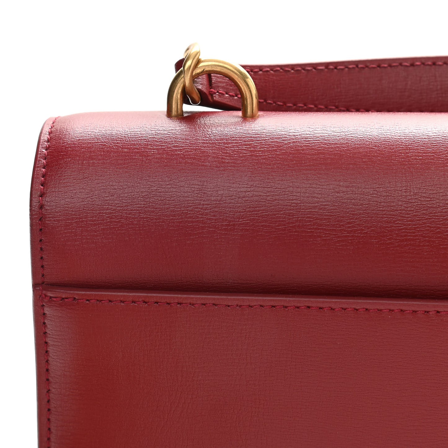 Smooth Calfskin Medium Monogram Sunset Satchel Rouge Opyum