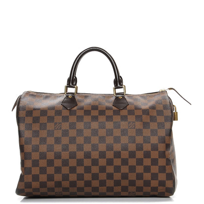 Louis Vuitton Damier Ebene Speedy 35 1 of 7