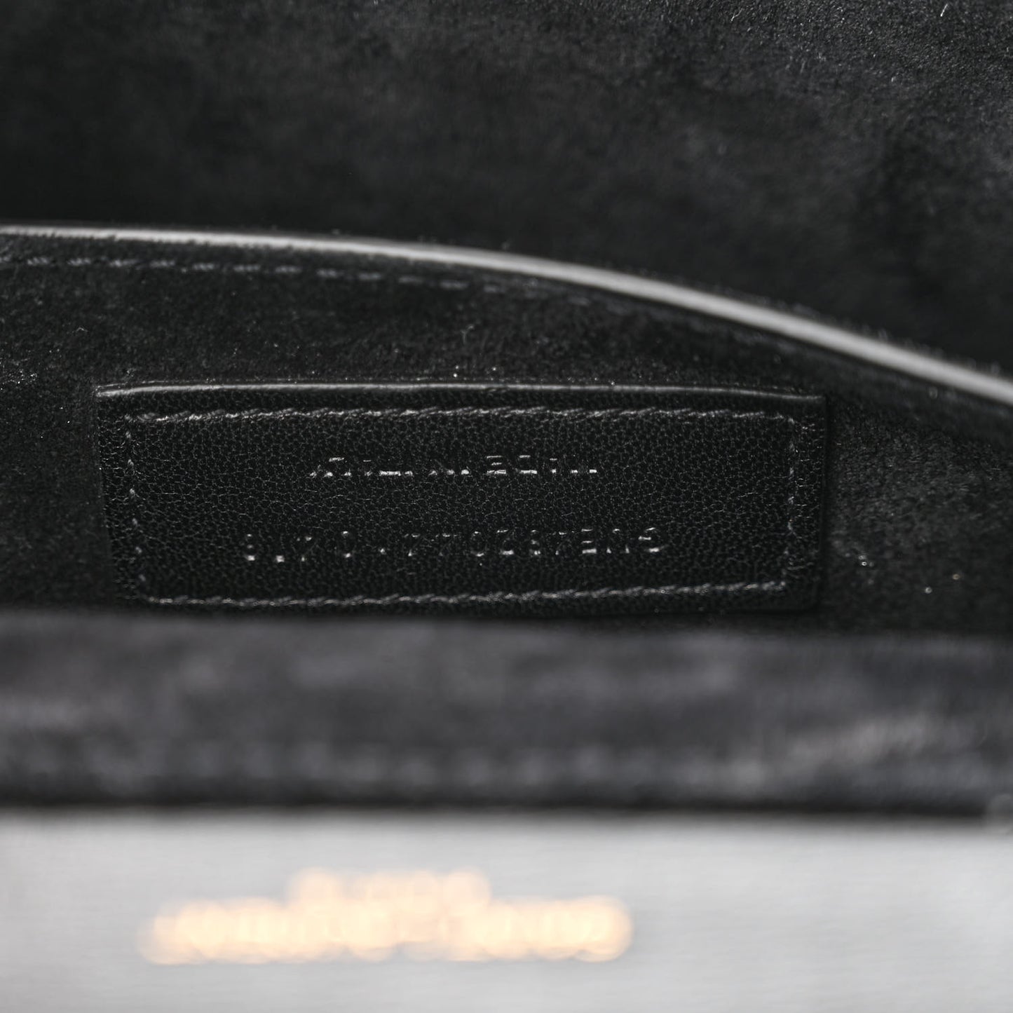 Smooth Calfskin Suede Medium Bellechasse Dark Green