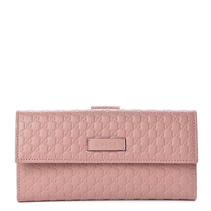 Gucci Microguccissima Continental Flap Wallet Soft Pink 1 of 8