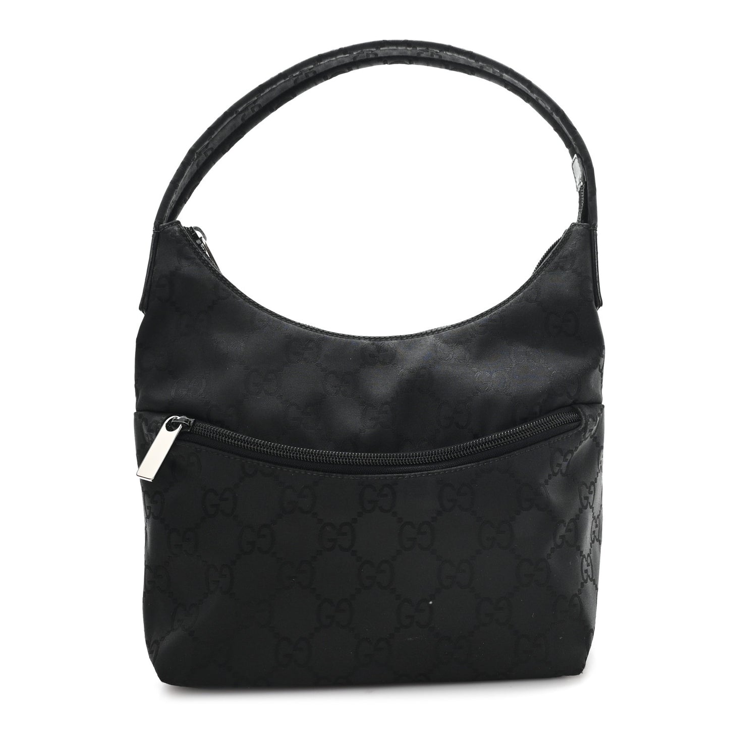 Nylon Hobo Monogram Small  Black
