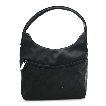 Gucci Nylon Hobo Monogram Small  Black 1 of 10