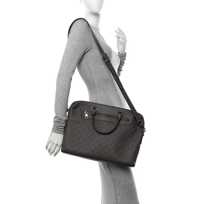 Louis Vuitton Damier Infini Porte-Documents Jour NM Granit 2 of 9