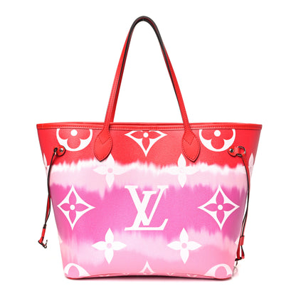 Louis Vuitton Monogram Escale Neverfull MM Rouge 1 of 10