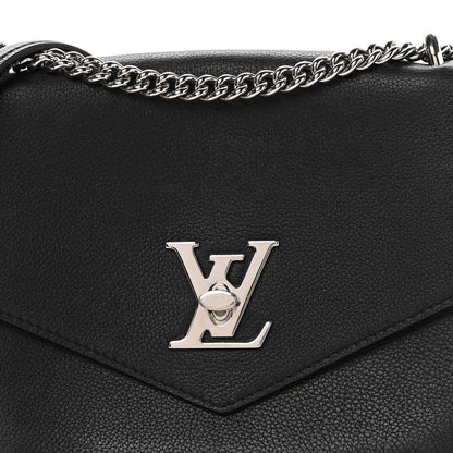 Louis Vuitton Soft Calfskin My Lockme Chain Bag BB Black 8 of 10