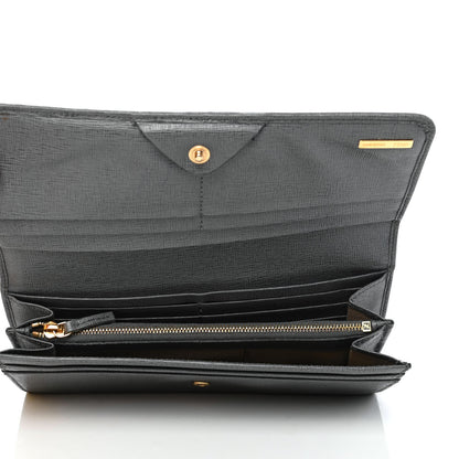 Fendi Vitello Elite Continental Wallet Grigio 4 of 4