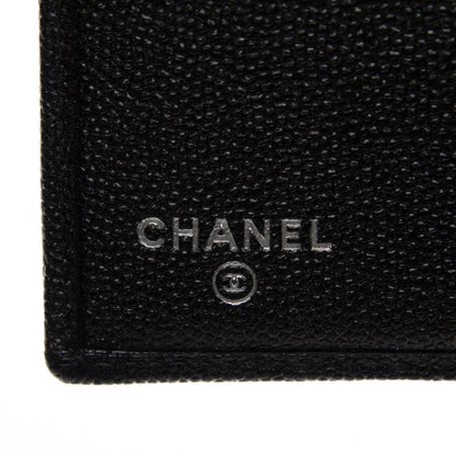 Chanel Grained Calfskin CC Bi-Fold Wallet Black 6 of 8