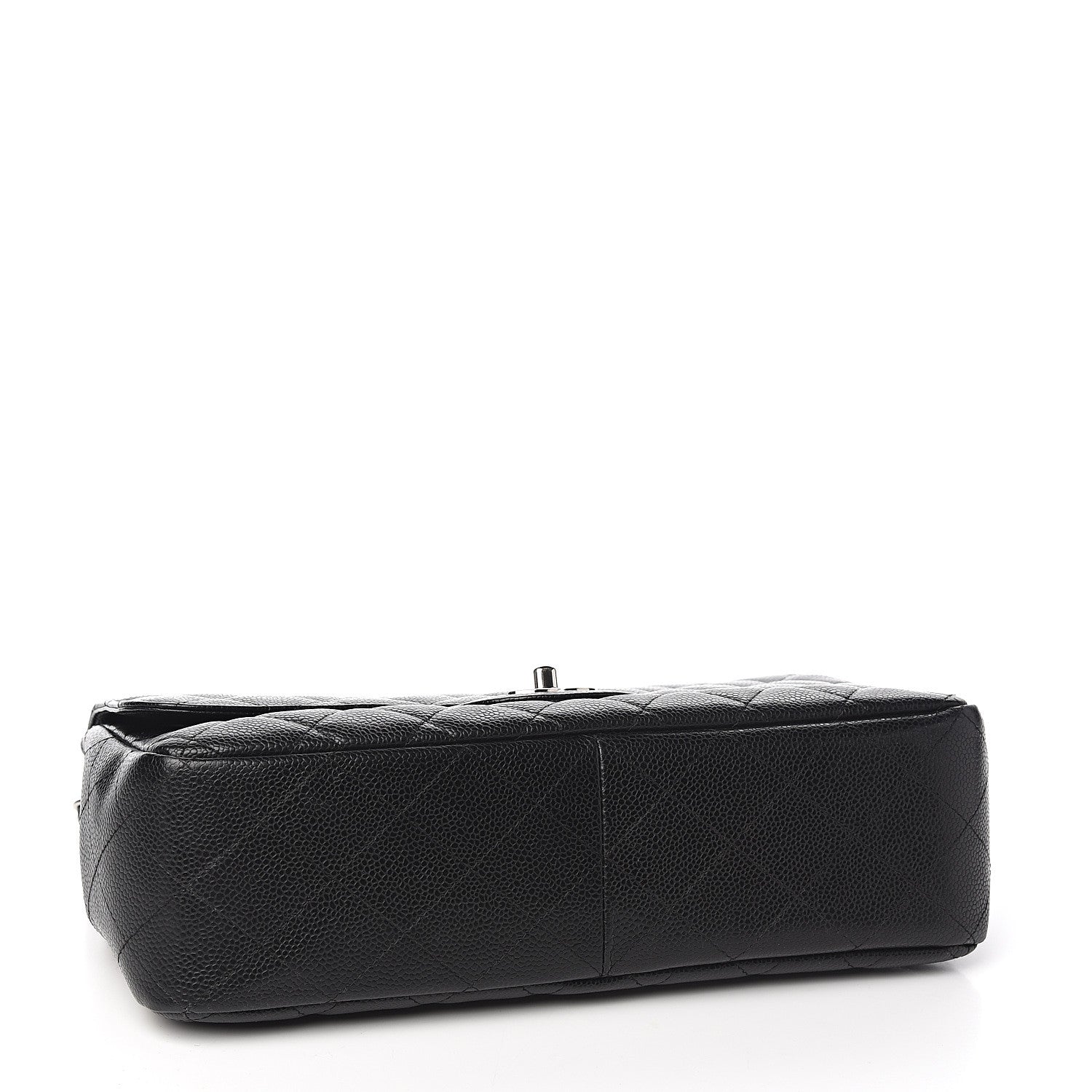 Chanel Caviar Quilted Jumbo Single Flap Black 3 of 9