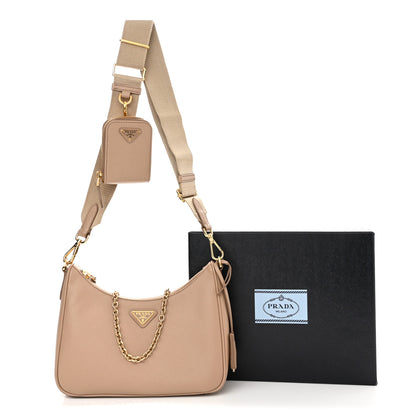 Prada Saffiano Lux Re-Edition 2005 Shoulder Bag Cammeo 10 of 10