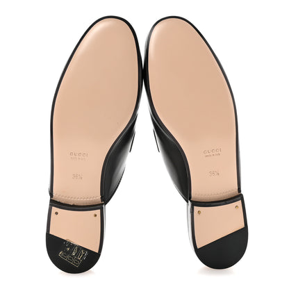 Gucci Malaga Kid Web Womens Princetown Slippers 36.5 Black 6 of 9