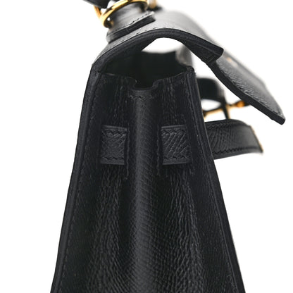 Hermes Epsom Kelly Sellier 25 Black 17 of 36