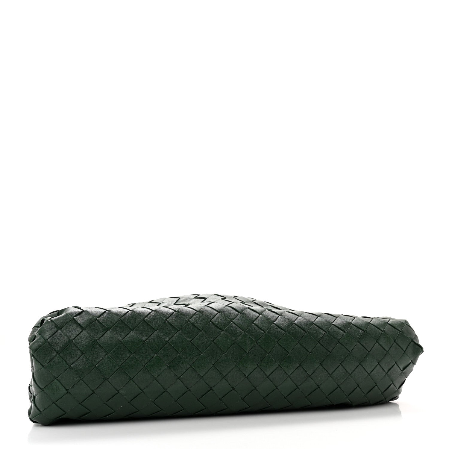 Bottega Veneta Nappa Maxi Intrecciato The Pouch Oversized Clutch Raintree 4 of 15
