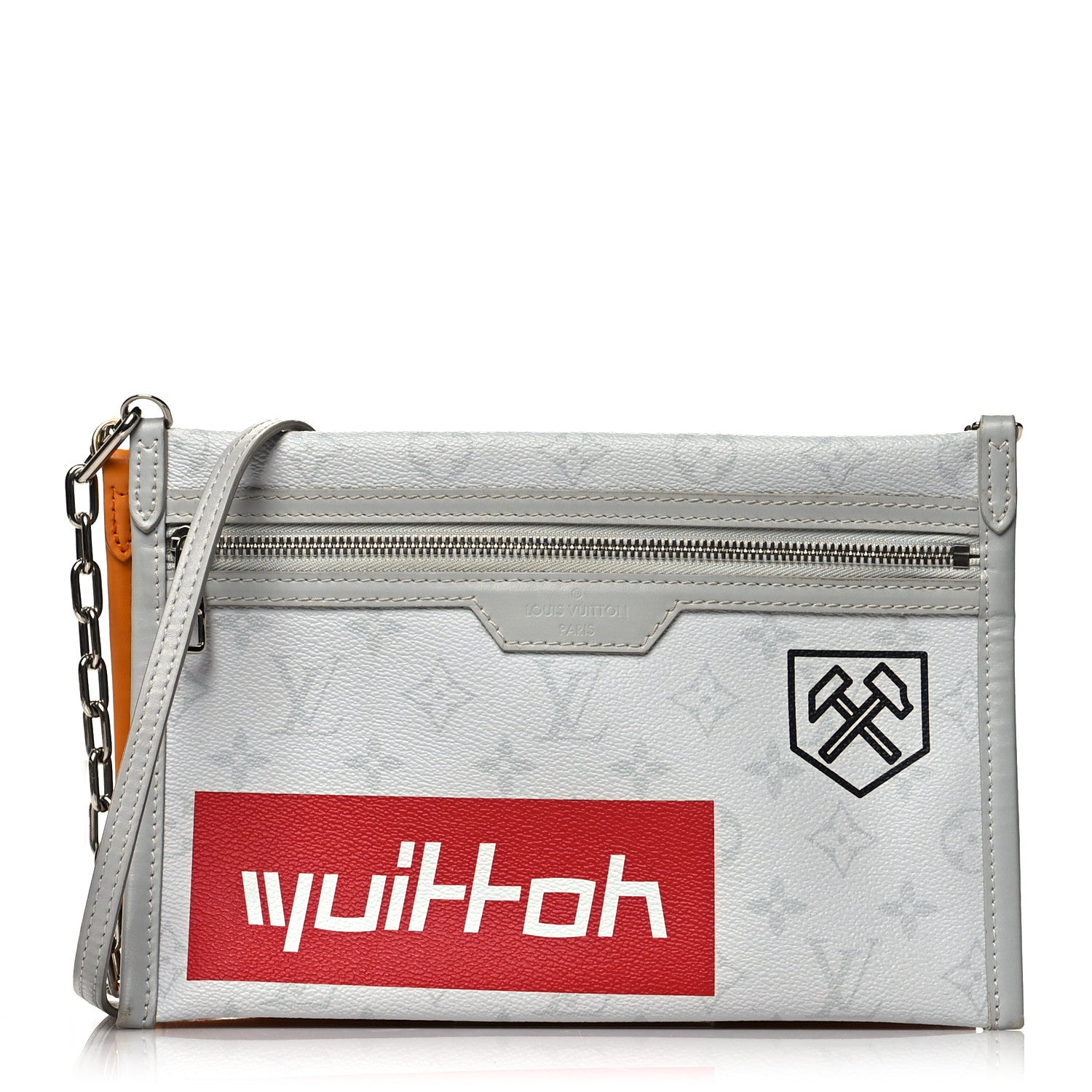 Louis Vuitton Monogram Antartica Double Flat Messenger 1 of 10