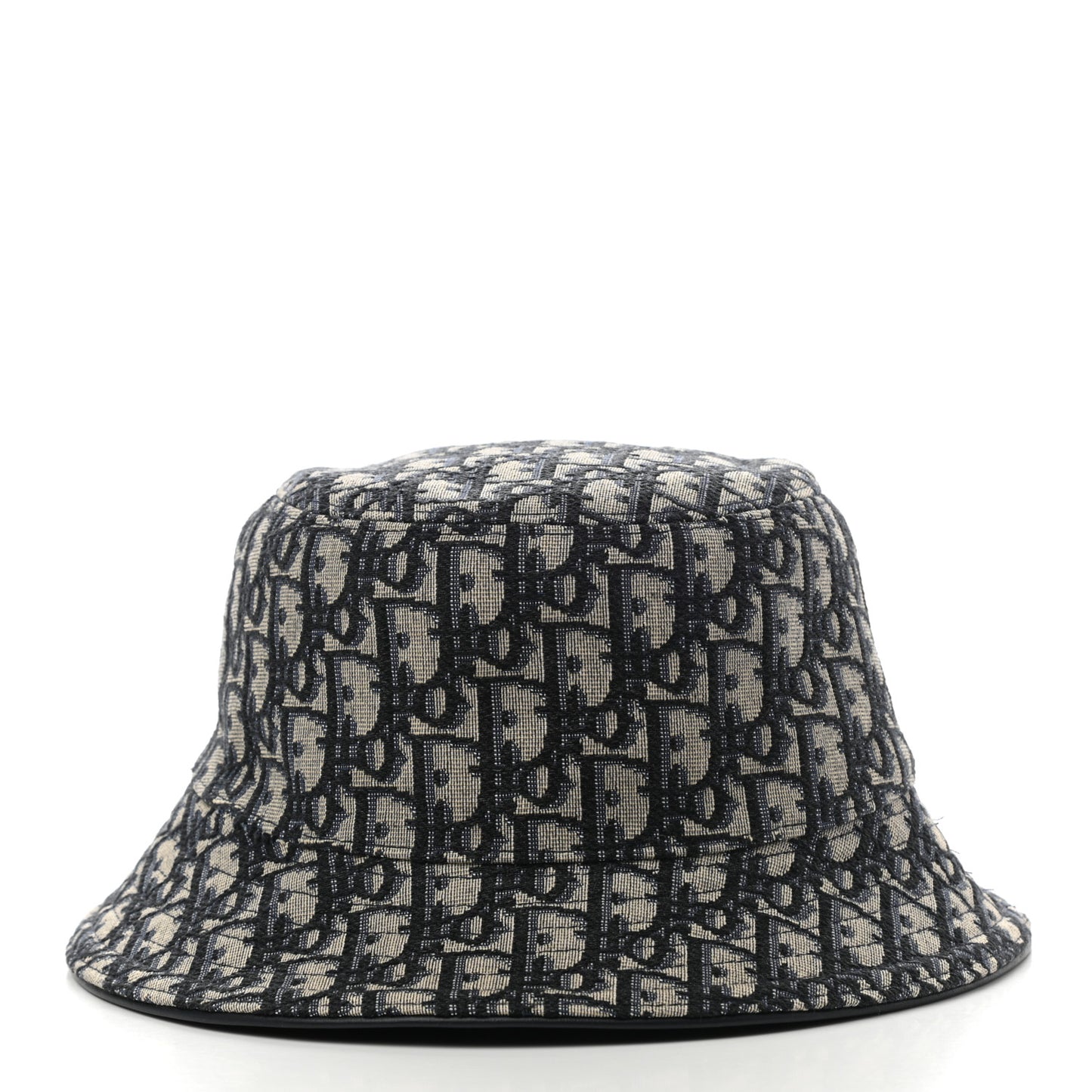 Oblique Jacquard Bucket Hat L Blue