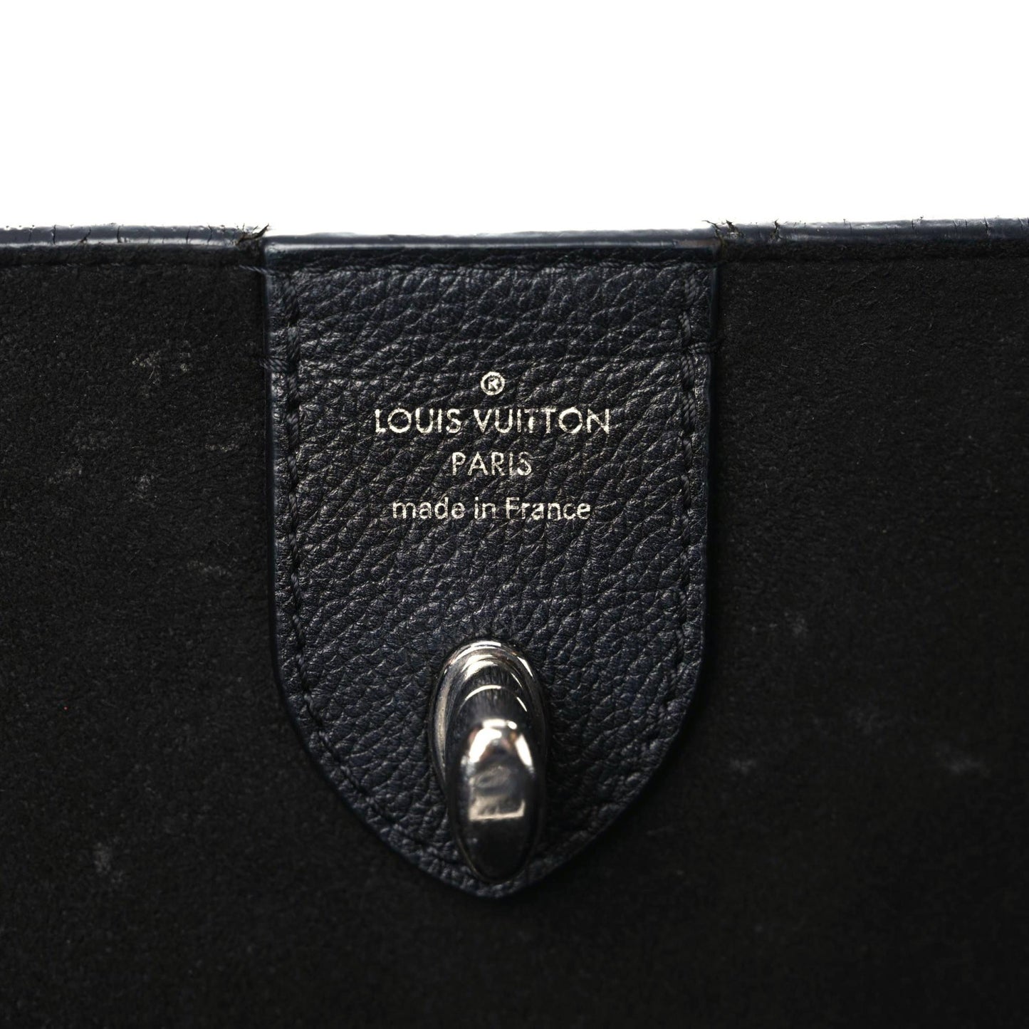 Calfskin Lockme Go Tote Black