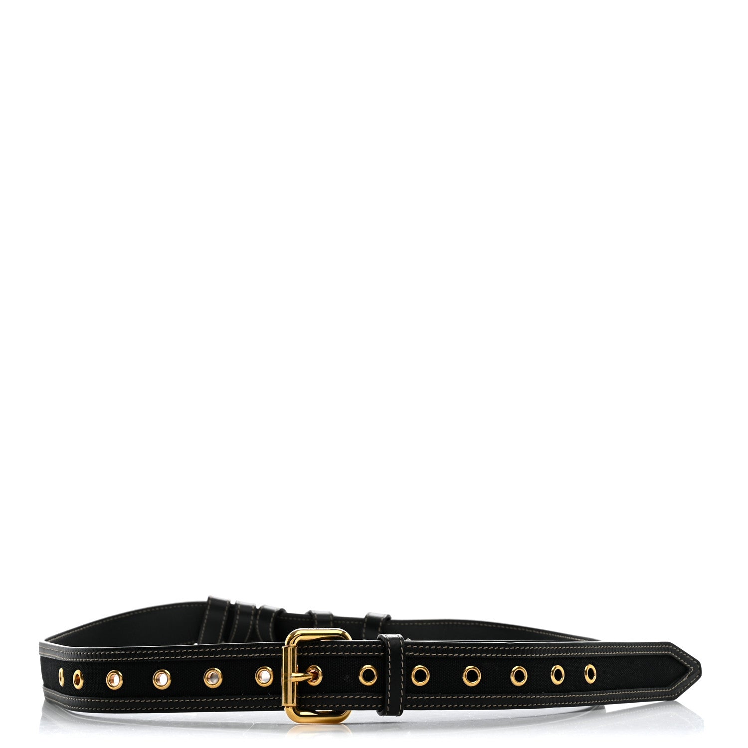 Fendi Vitello Glacier Utility Belt Pouch Black 3 of 7