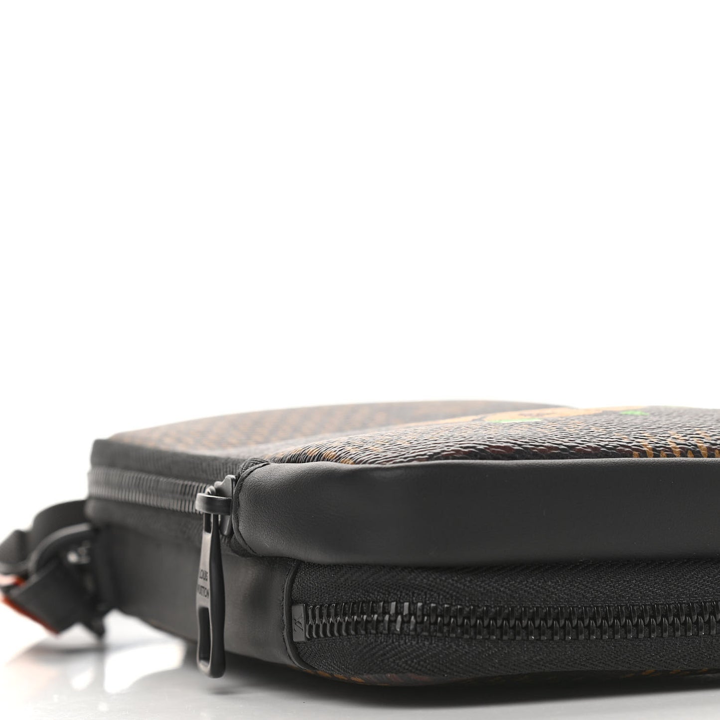 X NIGO Giant Damier Ebene Tortoise Double Phone Pouch