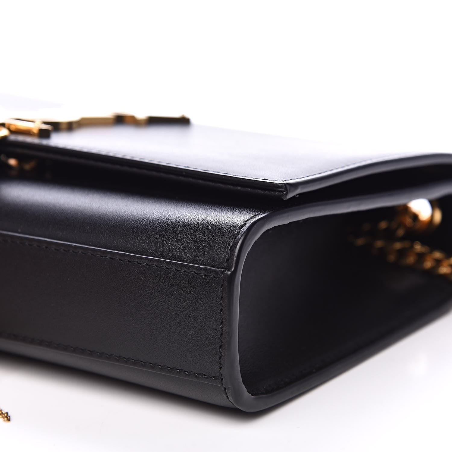 Saint Laurent Calfskin Small Classic Monogram Kate Tassel Satchel Black 9 of 10