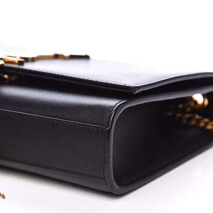 Saint Laurent Calfskin Small Classic Monogram Kate Tassel Satchel Black 9 of 10