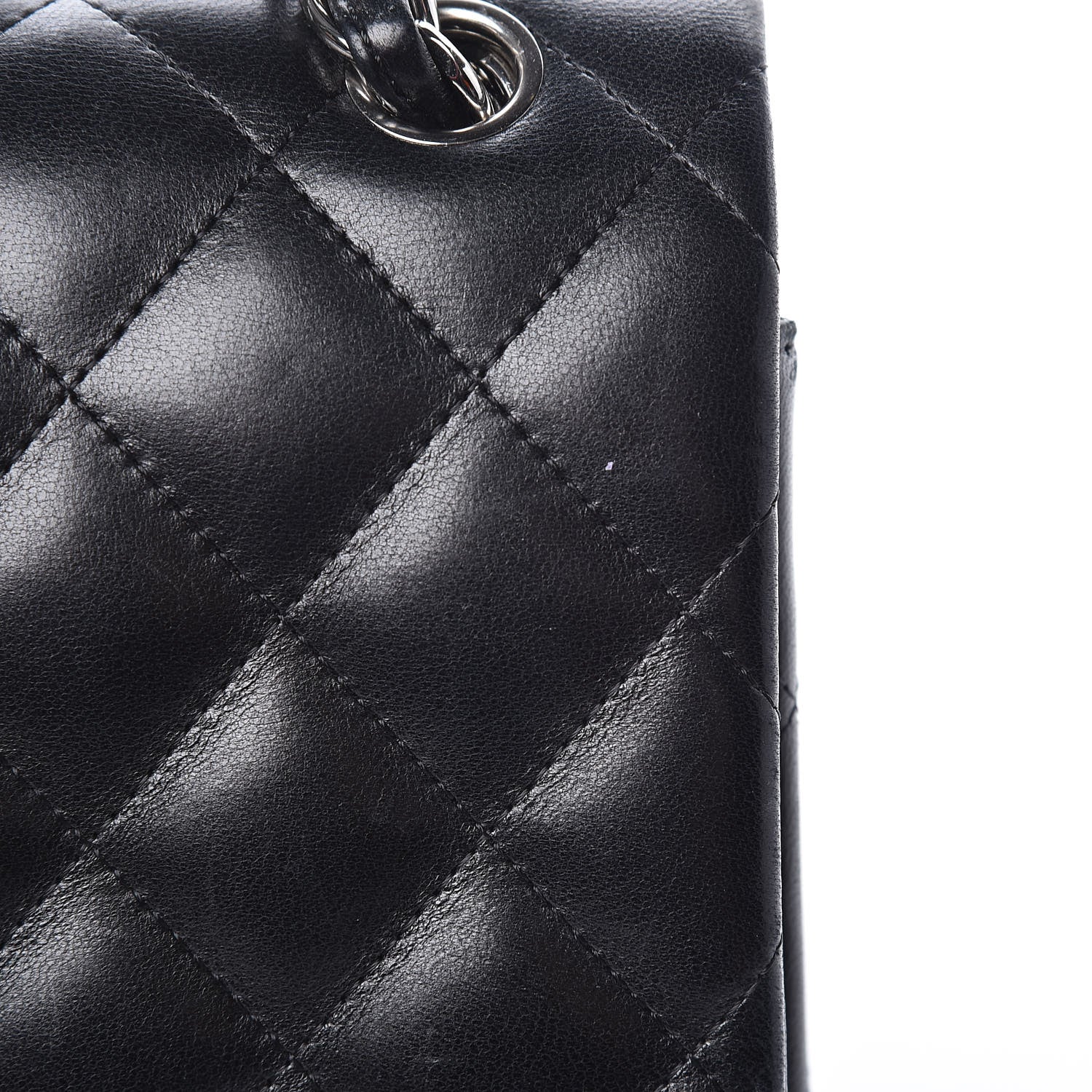 Chanel Lambskin Quilted Jumbo Double Flap Black 16 of 16