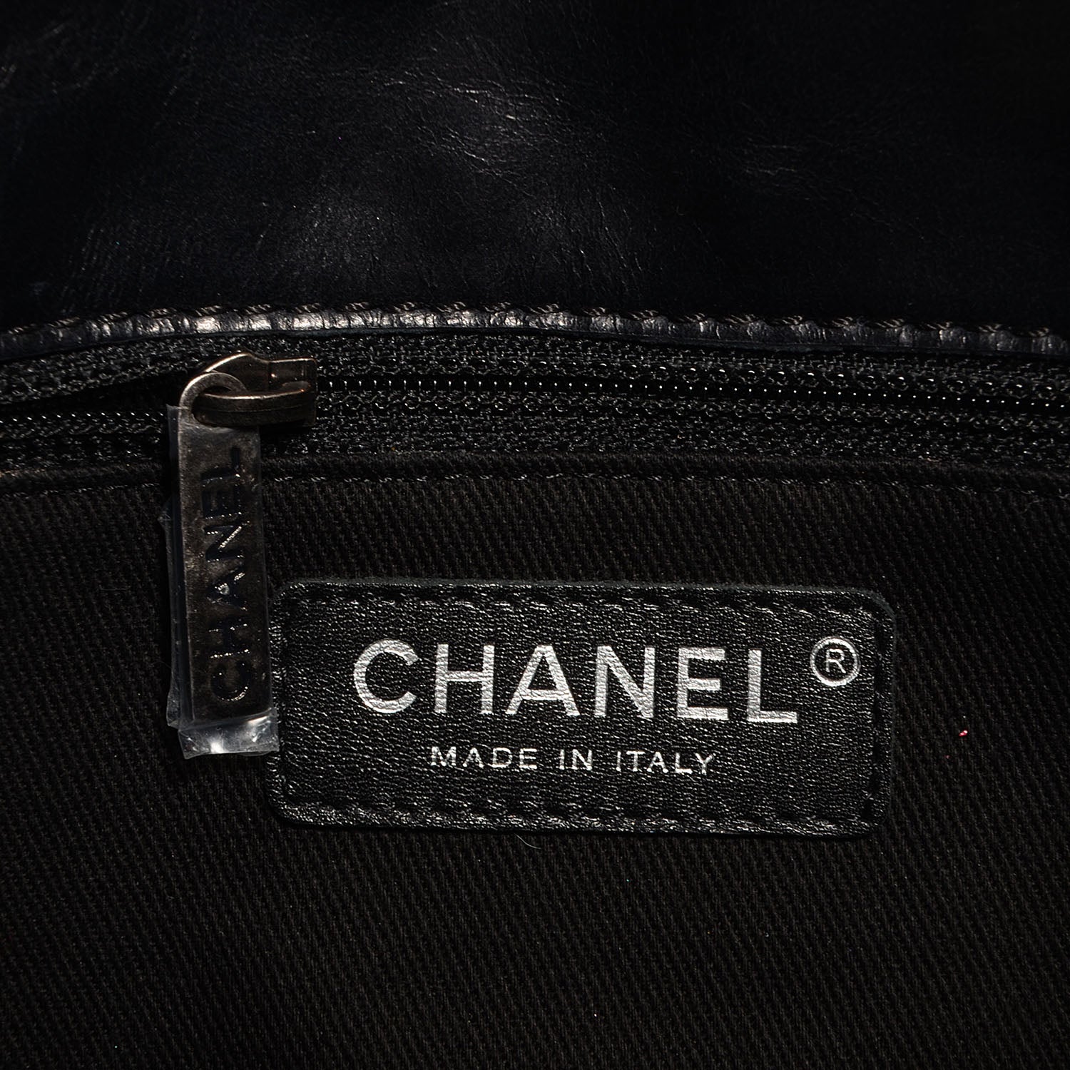 Chanel Aged Crumpled Calfskin Vintage Small Flap Black 7 of 9