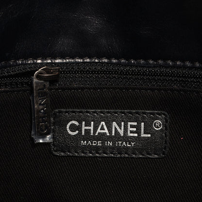 Chanel Aged Crumpled Calfskin Vintage Small Flap Black 7 of 9