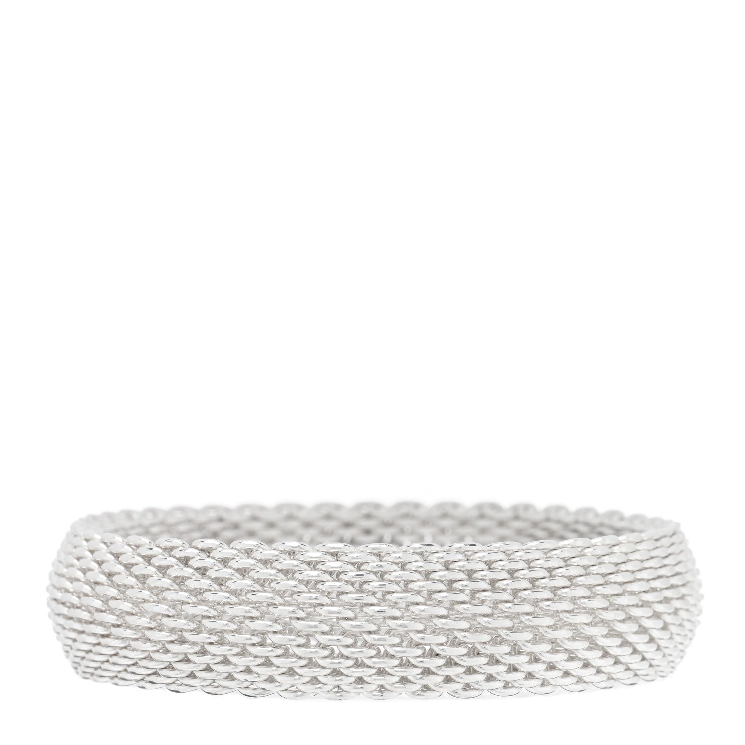 Tiffany Sterling Silver Somerset Mesh Bracelet 1 of 3