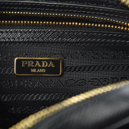 Prada Saffiano Lux Camera Case Crossbody Bag Black 6 of 10