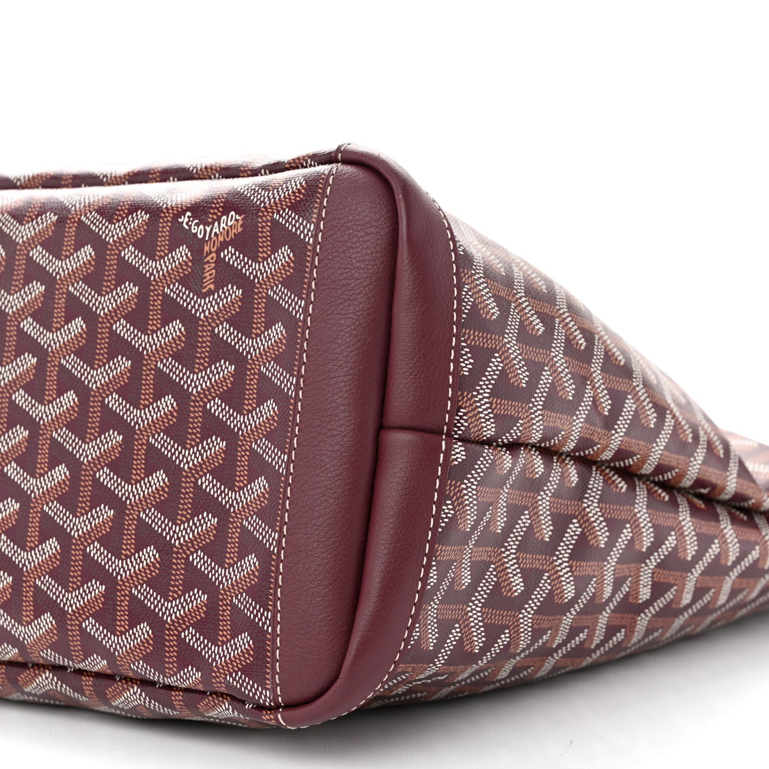 Goyard Goyardine Artois MM Burgundy 10 of 10