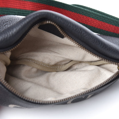 Gucci Grained Calfskin Small Logo Belt Bag Black 5 of 11