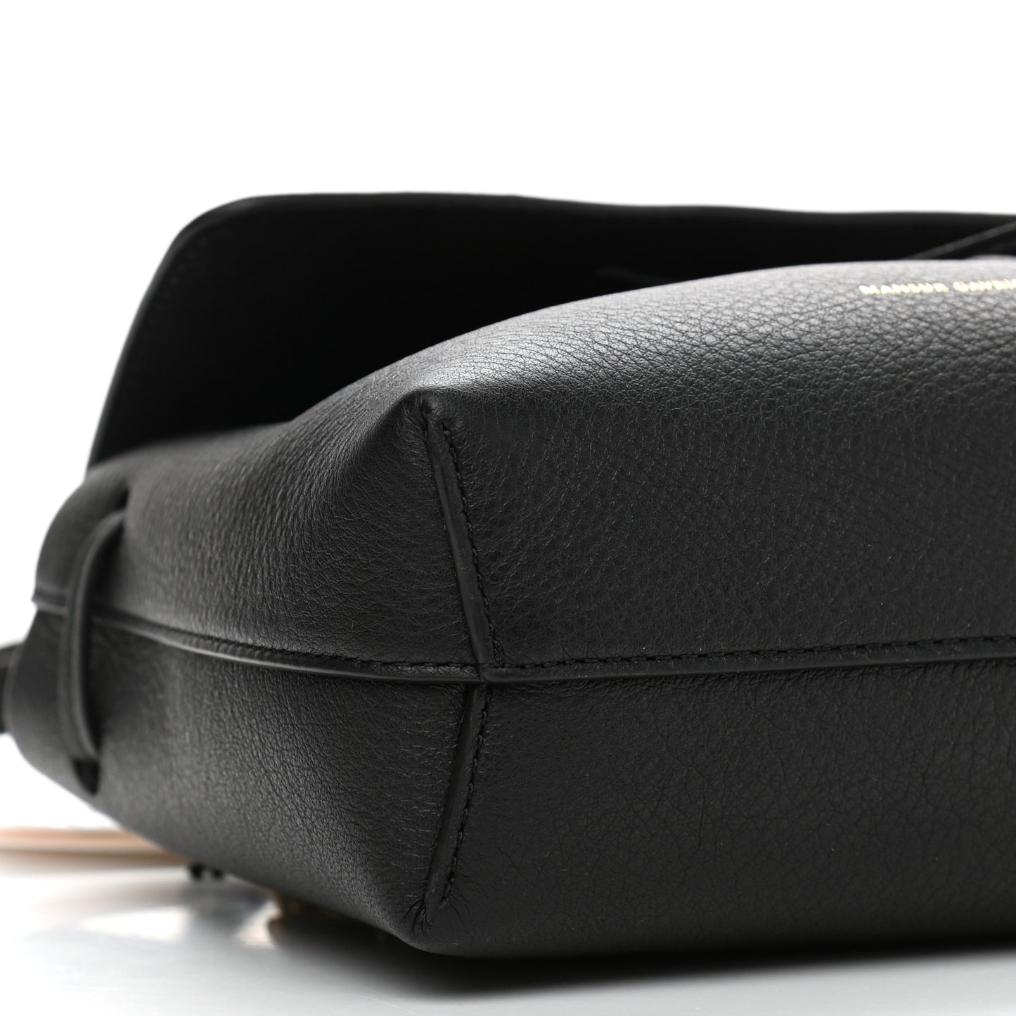 Calfskin Mini Lady Bag Black